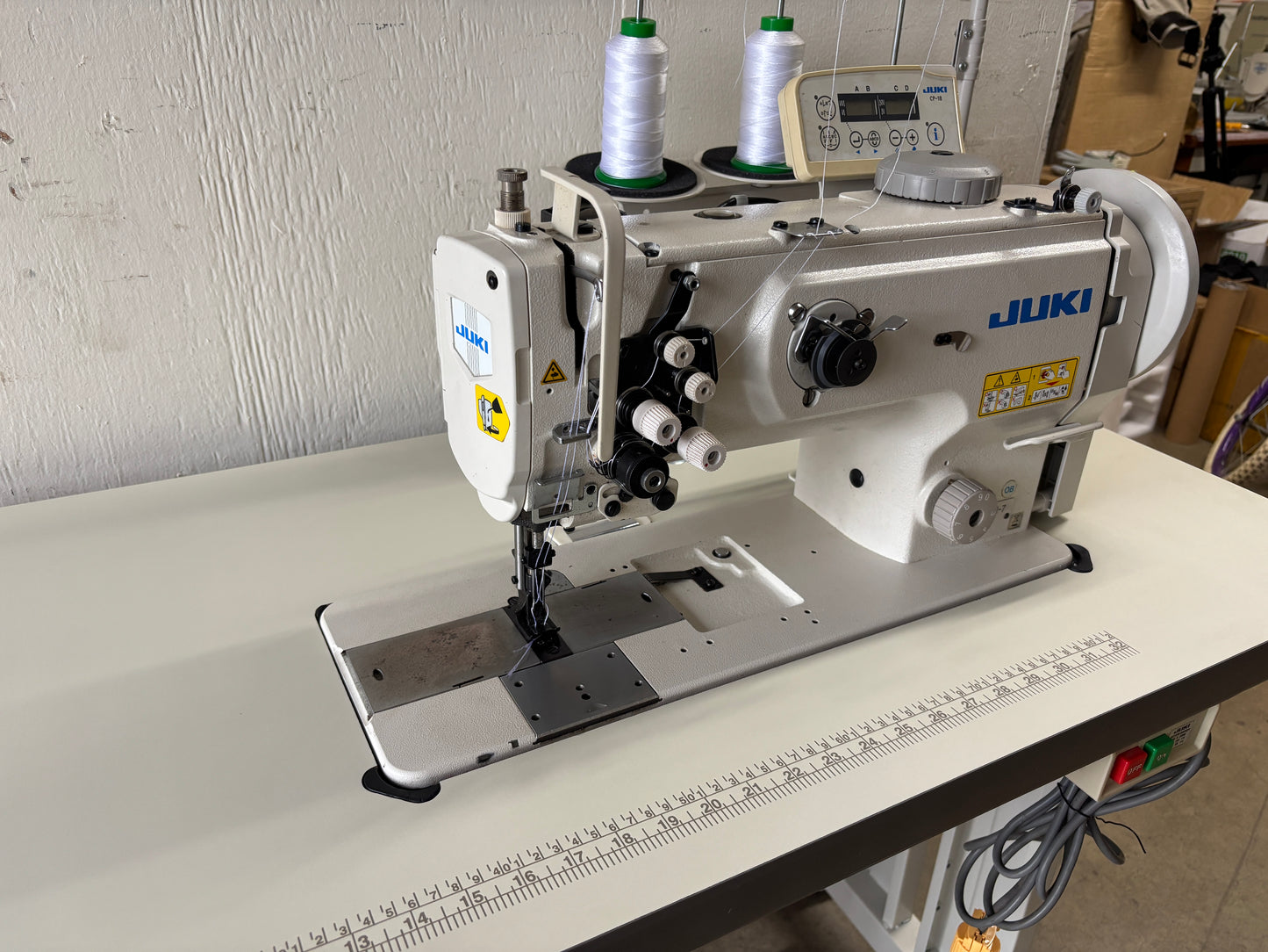 Pre-owned Juki LU-1560N-7 Fully Automatic Walking Foot Sewing Machine
