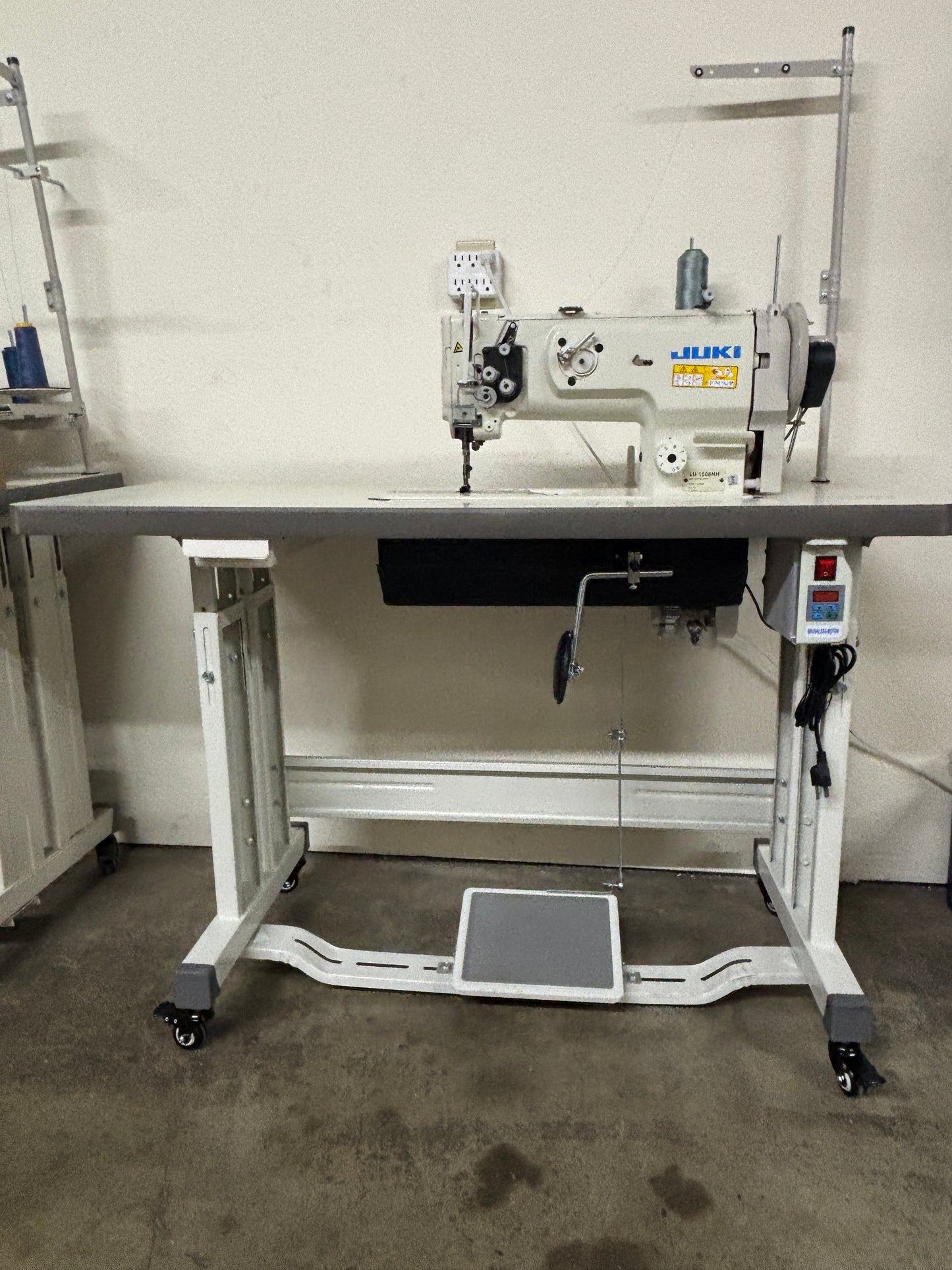 Pre-owned JUKI LU 1508NH Extra Heavy Duty Lockstitch Sewing Machine