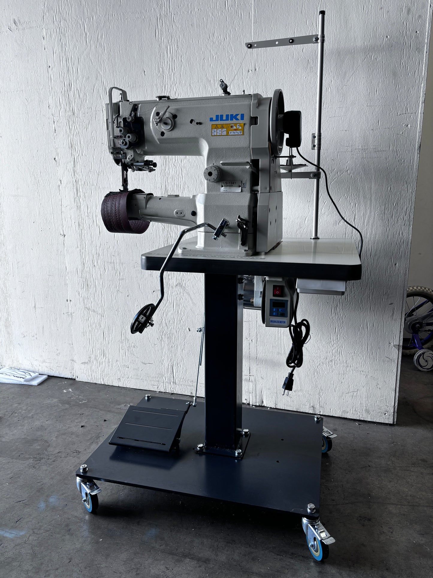 Pre-owned Original JUKI LS 1341 cylinder bed walking foot sewing machine