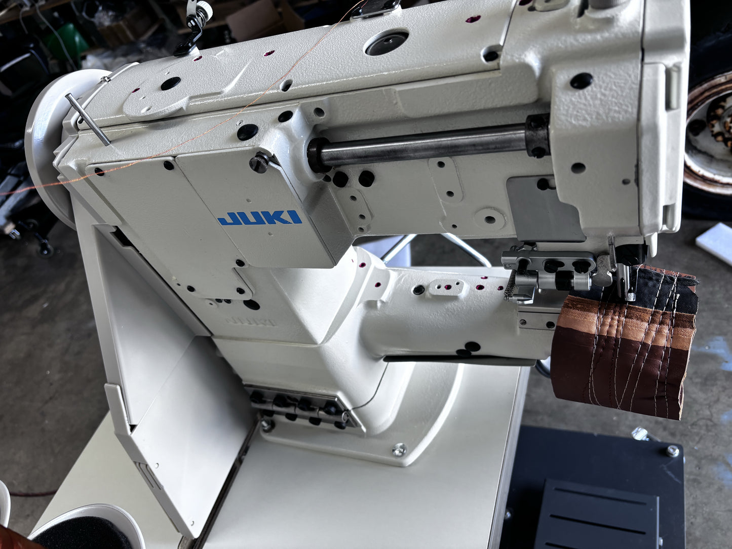 Pre-owned Original JUKI LS 1341 cylinder bed walking foot sewing machine