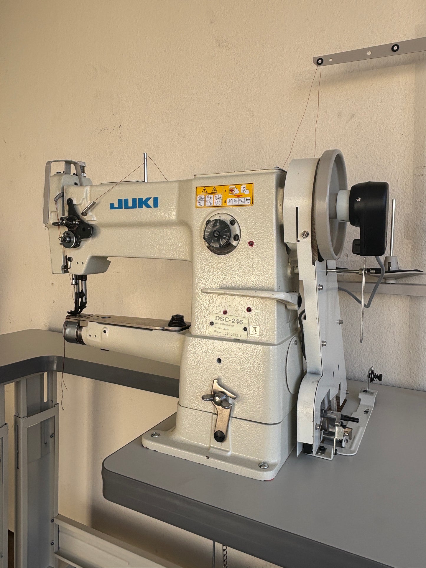 Used Juki DSC 246 Single Needle Walking Foot Sewing Machine