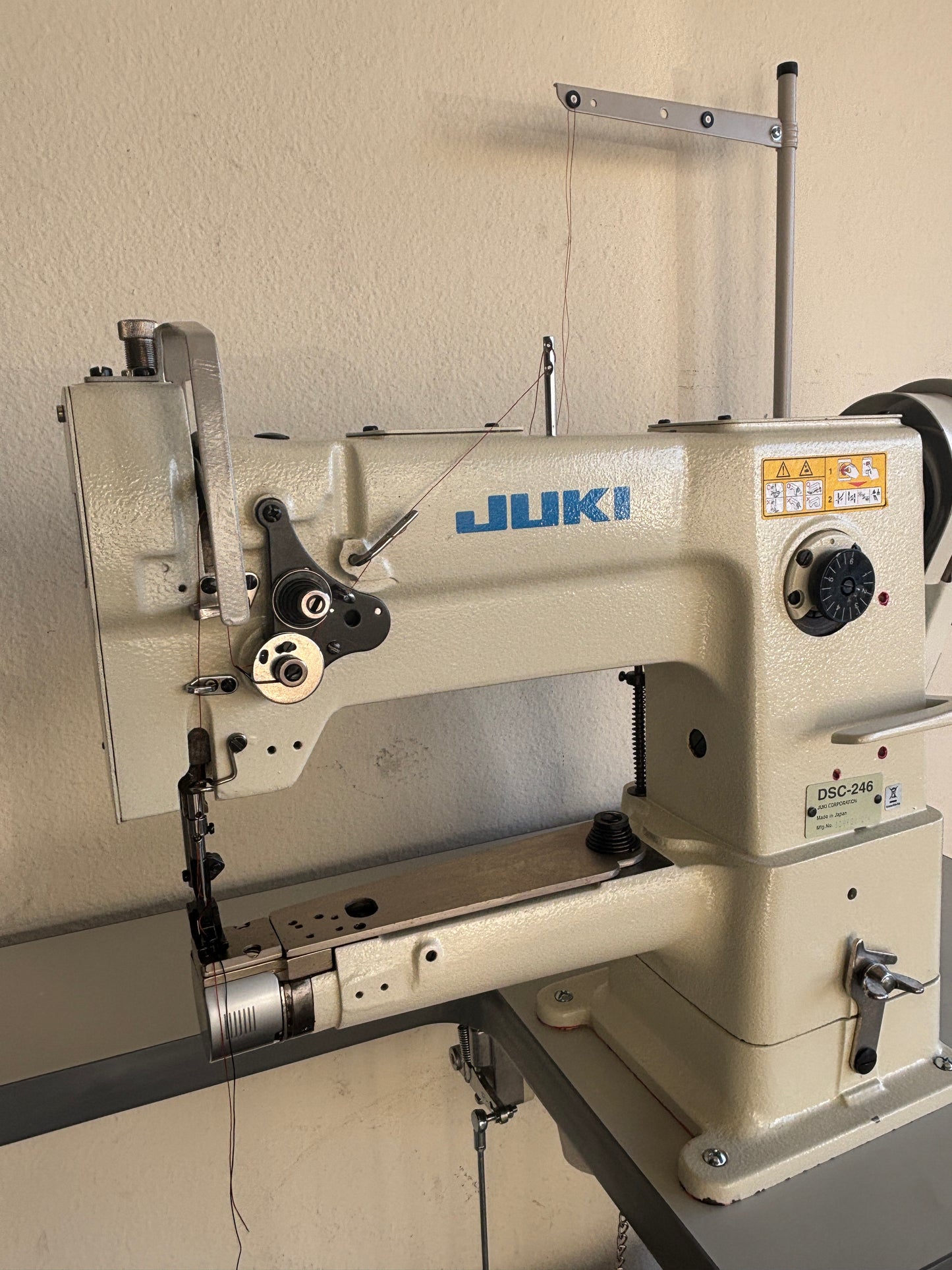 Used Juki DSC 246 Single Needle Walking Foot Sewing Machine