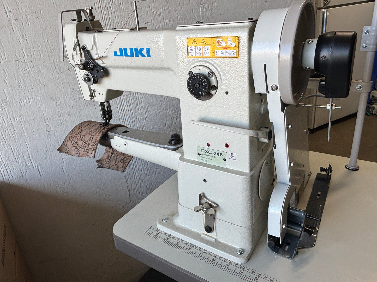 Used Juki DSC 246 Single Needle Walking Foot Sewing Machine