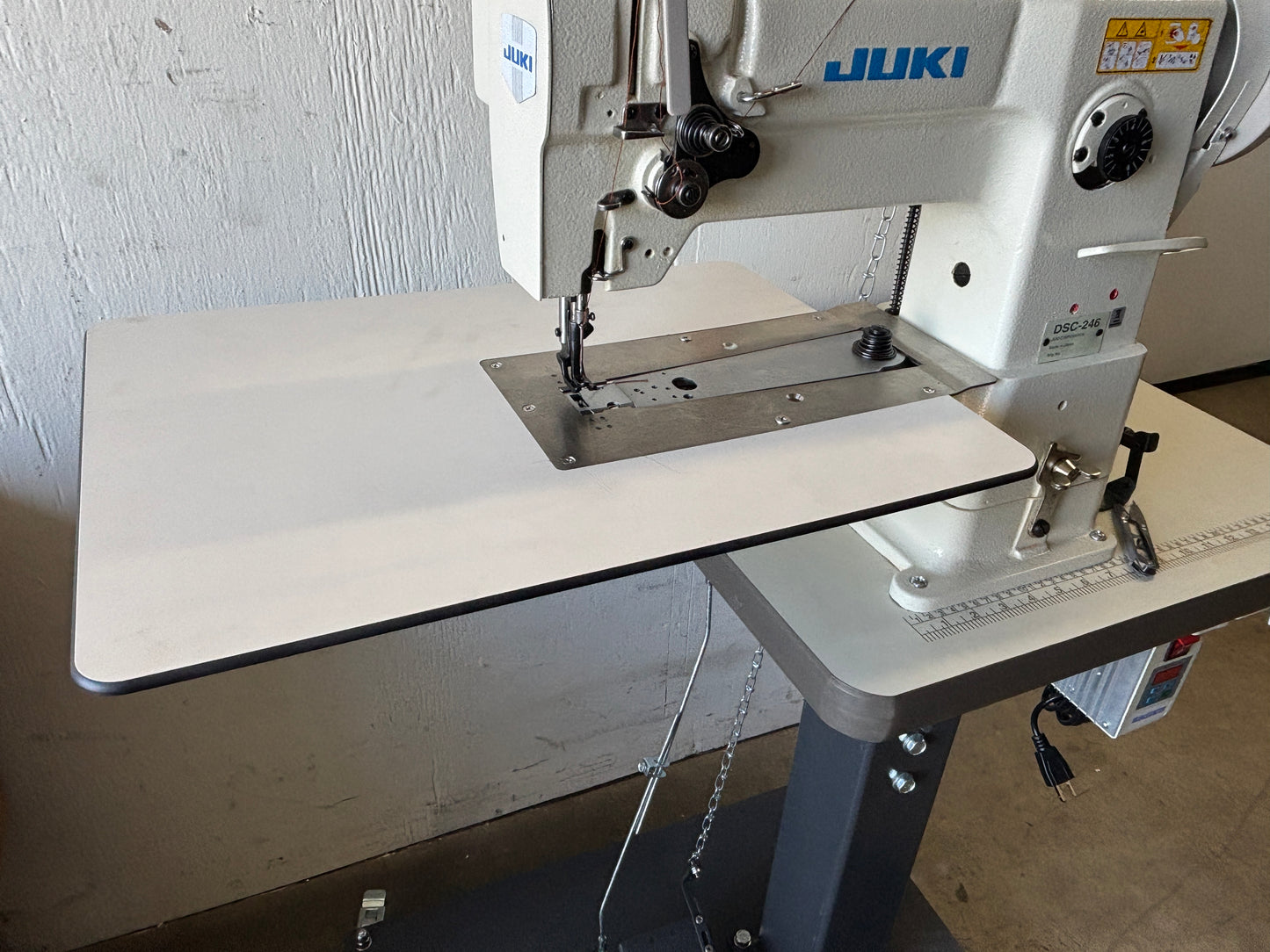 Used Juki DSC 246 Single Needle Walking Foot Sewing Machine