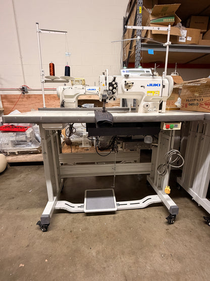 Pre-owned Juki LU-1560N-7 2 Needles Fully Automatic Walking Foot Sewing Machine