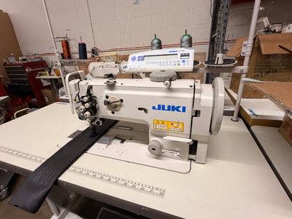 Pre-owned Juki LU-1560N-7 2 Needles Fully Automatic Walking Foot Sewing Machine