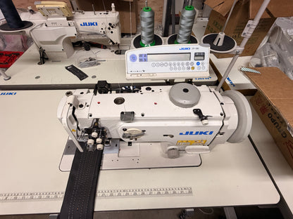 Pre-owned Juki LU-1560N-7 2 Needles Fully Automatic Walking Foot Sewing Machine