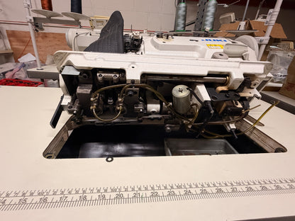 Pre-owned Juki LU-1560N-7 2 Needles Fully Automatic Walking Foot Sewing Machine