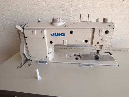 Pre-owned JUKI LU-2860 Double Needle Walking Foot Sewing Machine