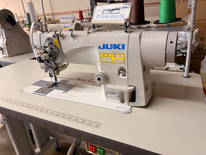 Pre-owned JUKI LH3588A-7 automatic double needle sewing machine