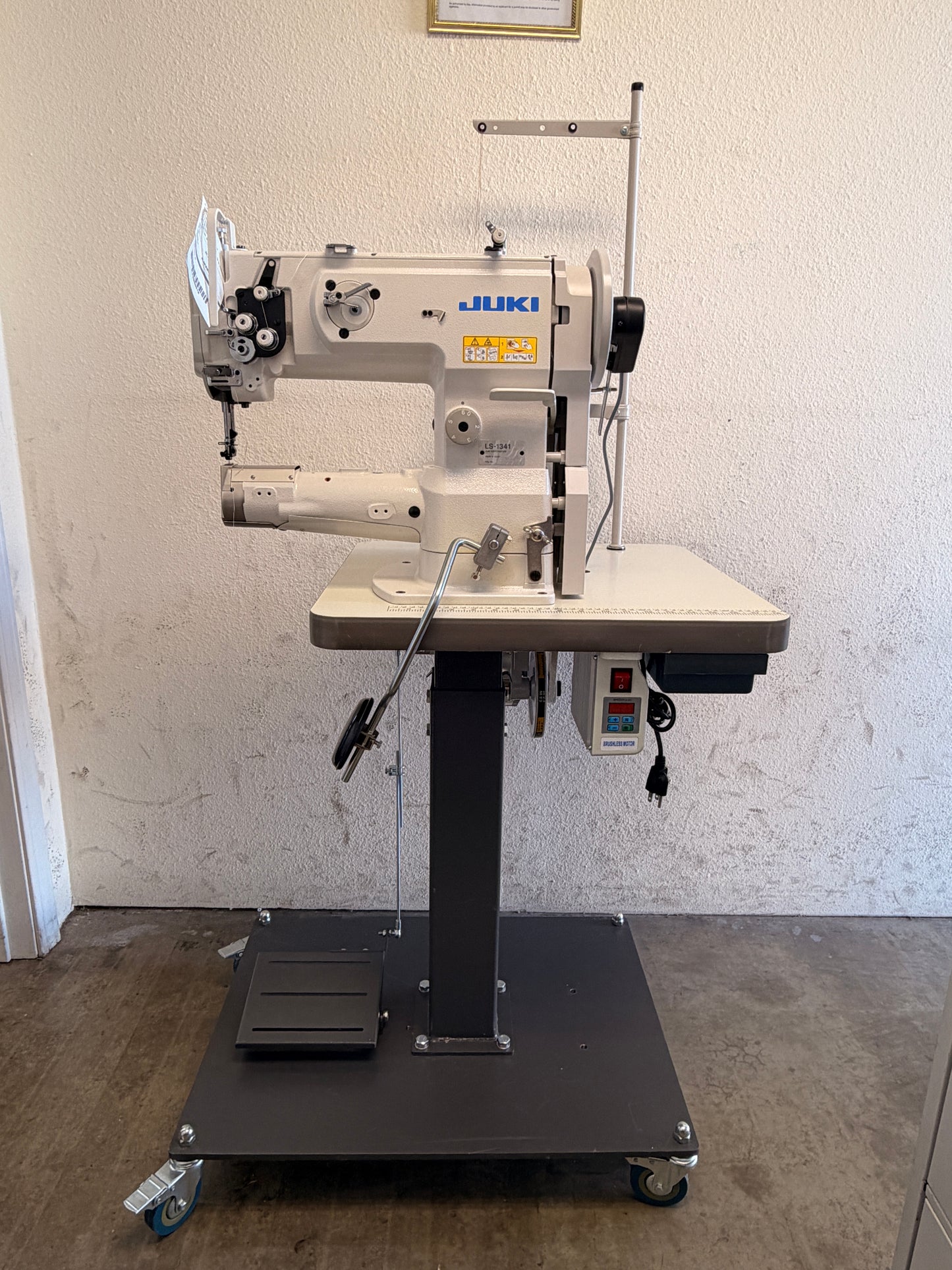 Brand new JUKI LS 1341 Cylinder Arm Walking Foot Sewing Machine