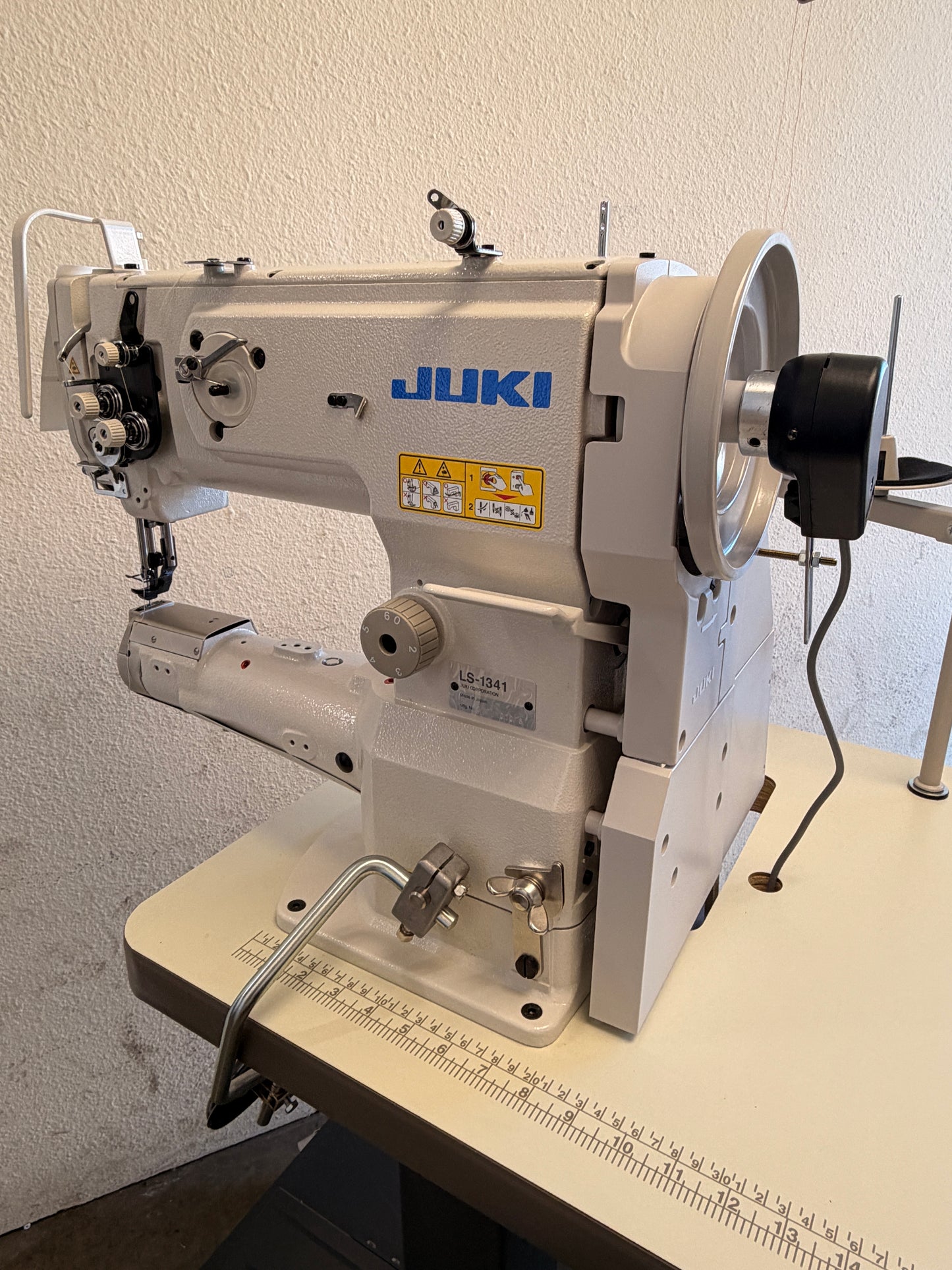 Brand new JUKI LS 1341 Cylinder Arm Walking Foot Sewing Machine