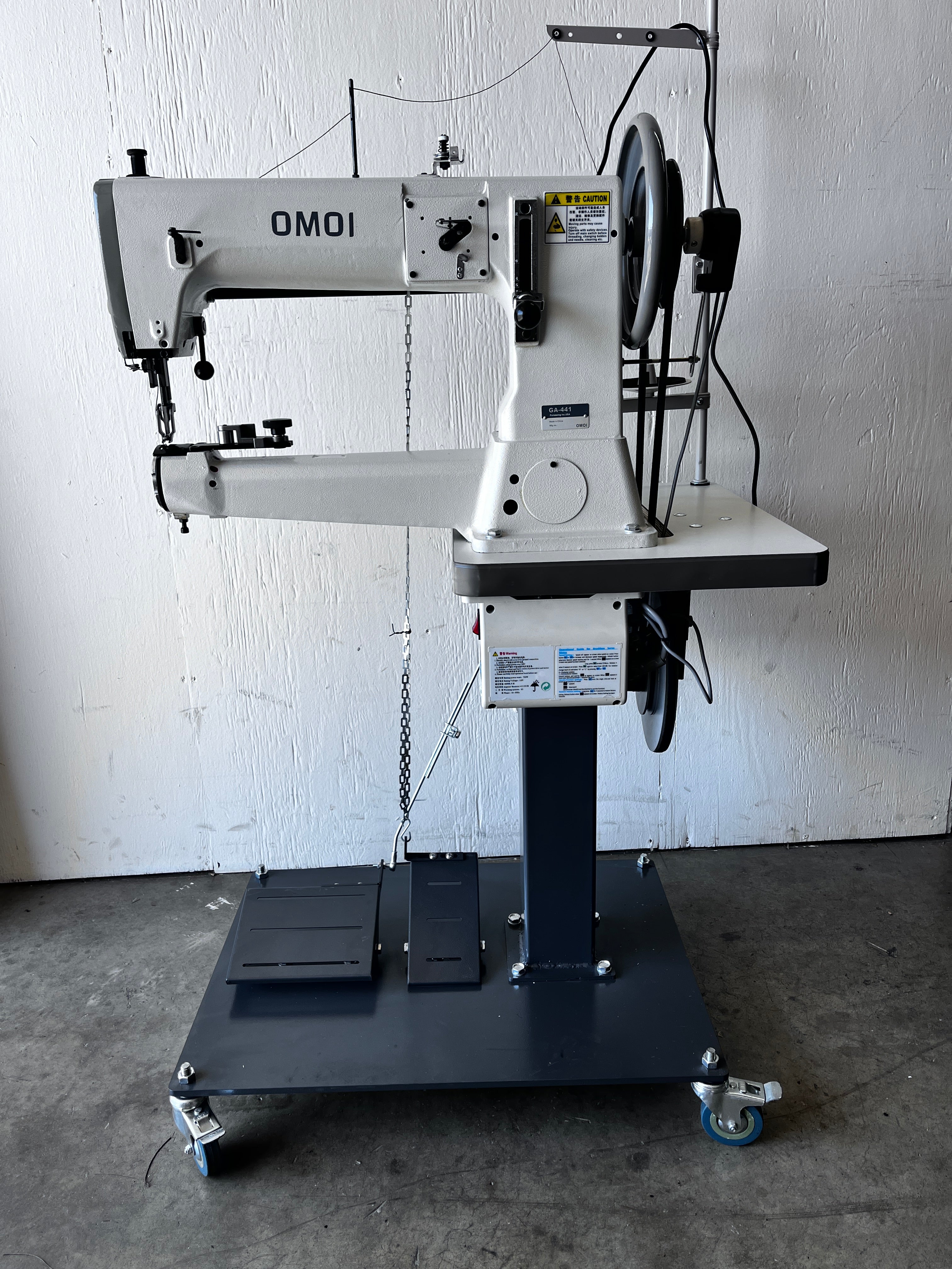 OMOI GA-441 Cylinder Bed Heavy Duty Shuttle-hook Walking Foot Sewing Machine