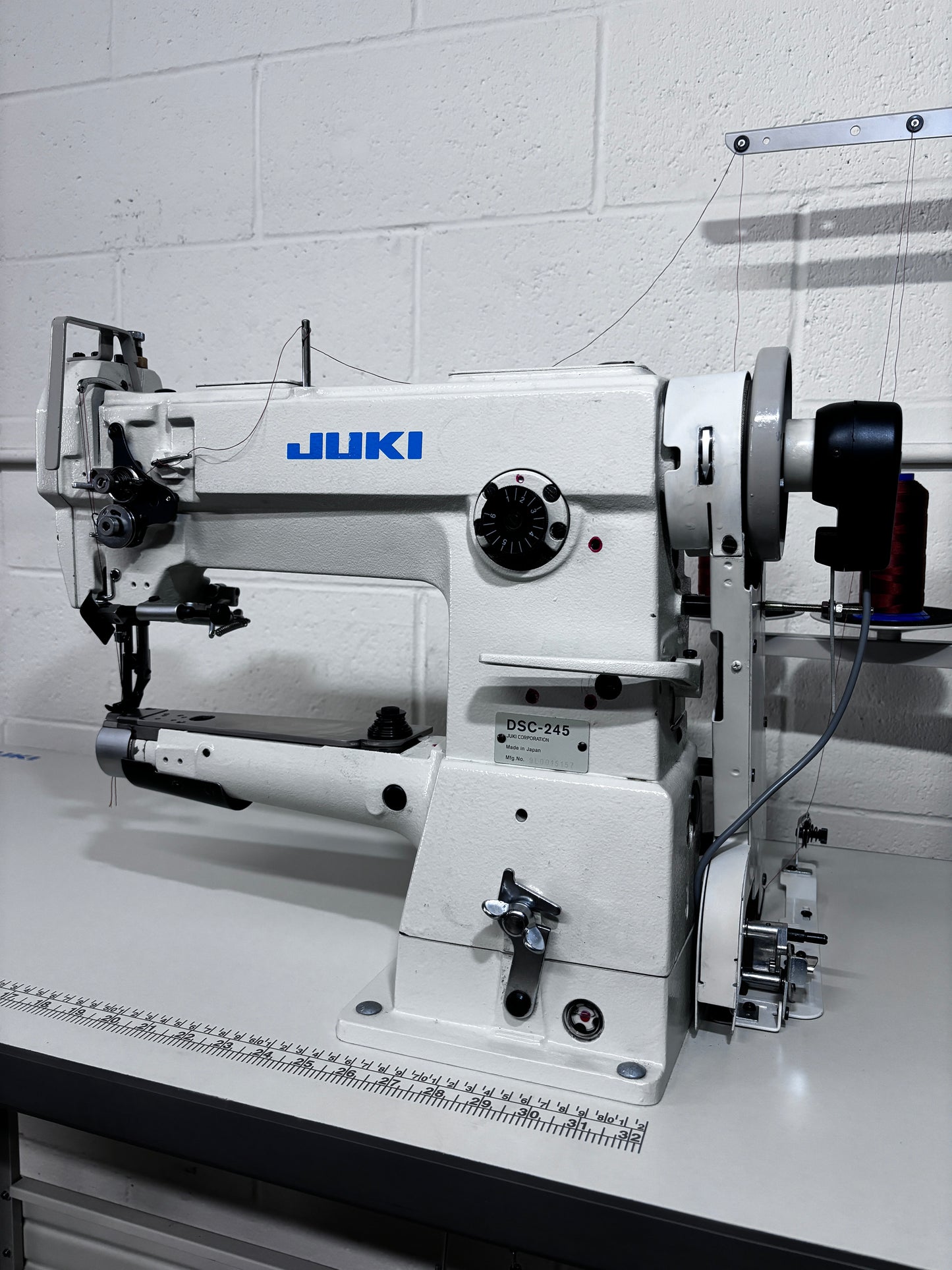 Pre-owned Original Juki DSC 245 small cylinder walking foot sewing machine