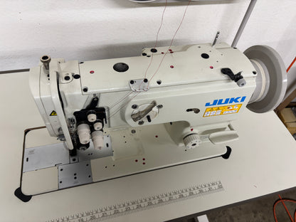 Pre-owned JUKI LU-1560N 2 Needle Walking foot industrial Sewing Machine